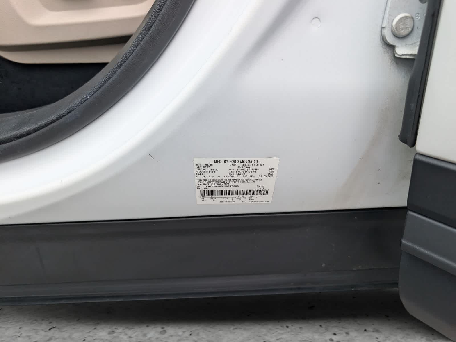 2018 Ford Explorer Base