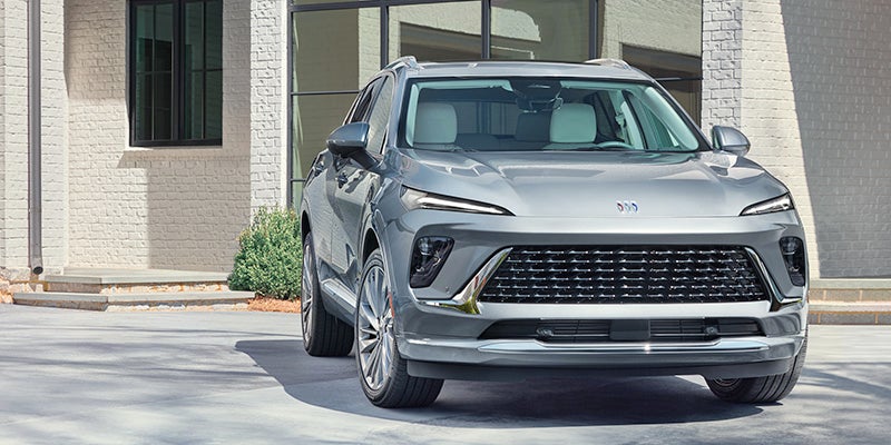 Front view of the silver Buick Envision