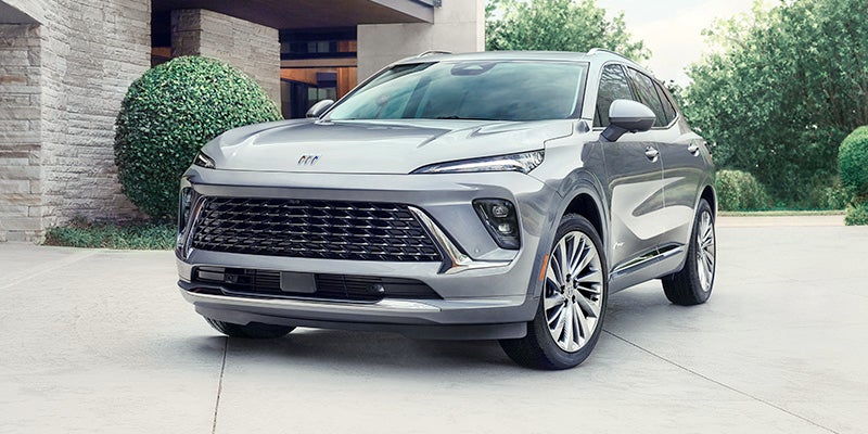 Front view of Buick Envision parked in a parking lot