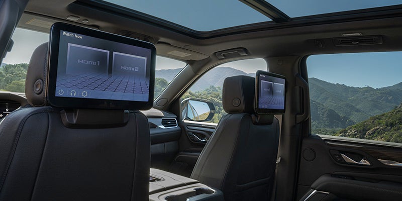 Luxurious interior of the 2024 GMC Yukon