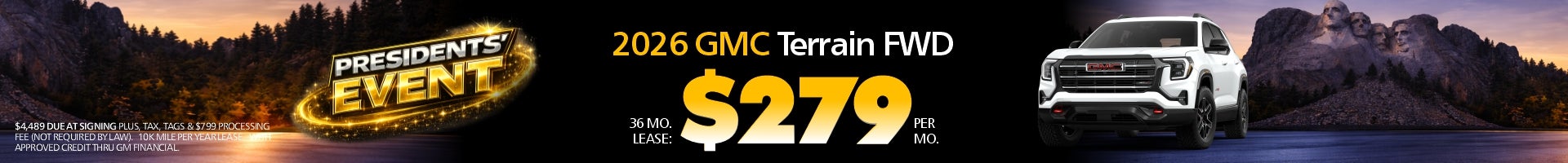 Lease for $279/mo for 36 mos