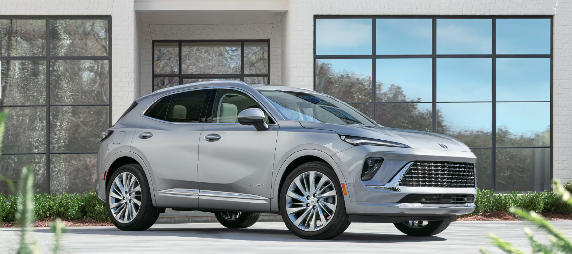 2026 Buick Envision parked outside of house.