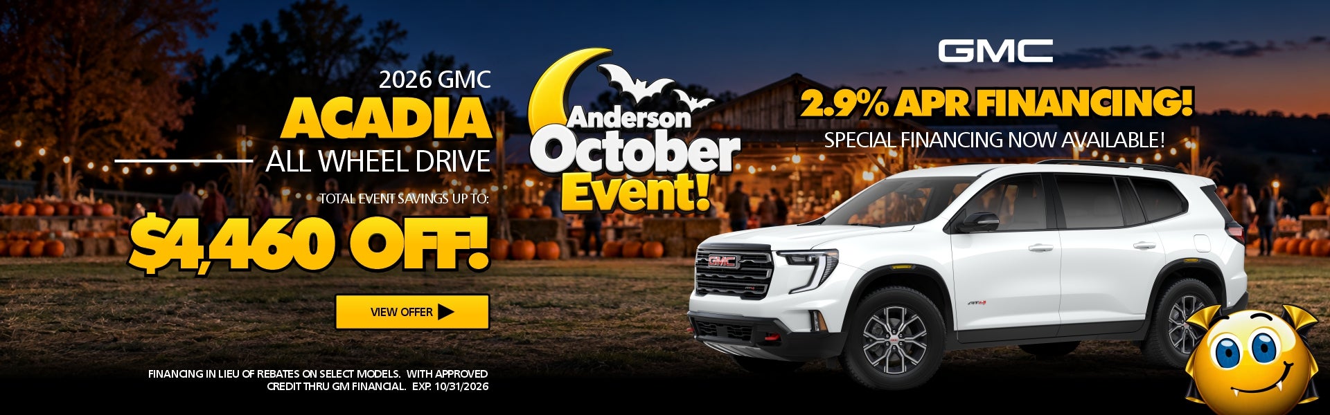 2026 GMC Acadia